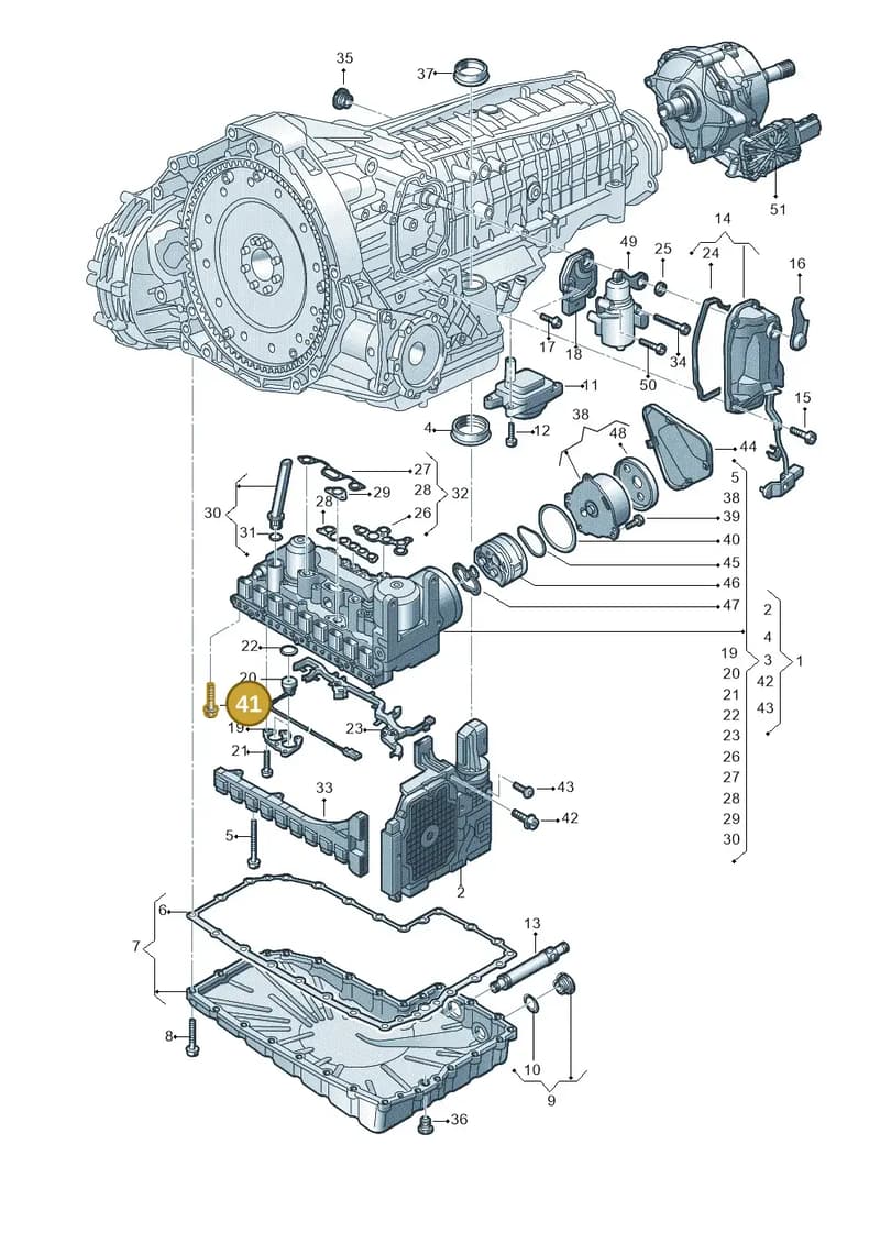 N10739402 — Audi Q5 qu. 2.0 (2018-) diagram 849325870, position 41