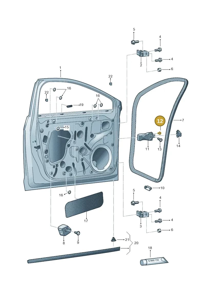 N10747401 — SEAT Leon ST (2016-2020) diagram 754831000, position 12