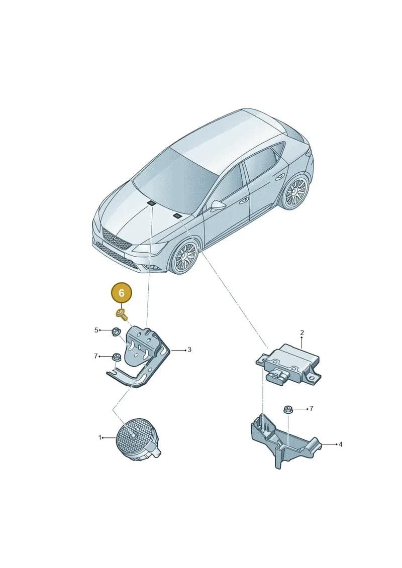 N10747401 — SEAT Leon ST (2016-2020) diagram 754906250, position 6