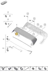 N10747401 Volkswagen Hexagon Socket Flat Head Bolt