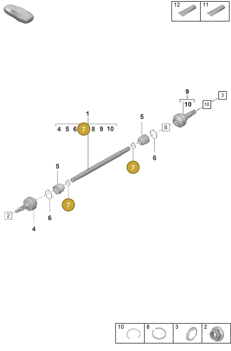 N10753401 — Porsche Panamera (2023-2025) diagram p58501100, position 7