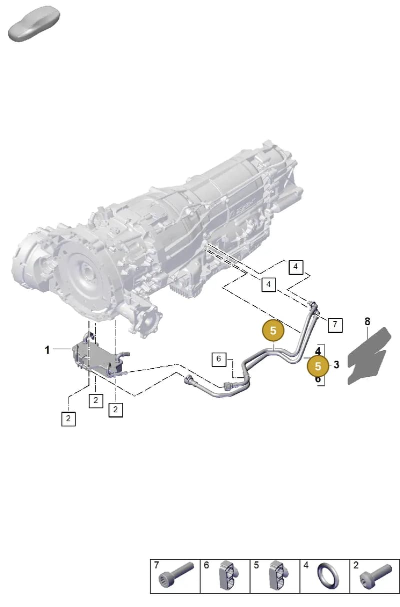 N10754801 — Porsche Cayenne Coupe (2023-2023) diagram p60360000, position 5