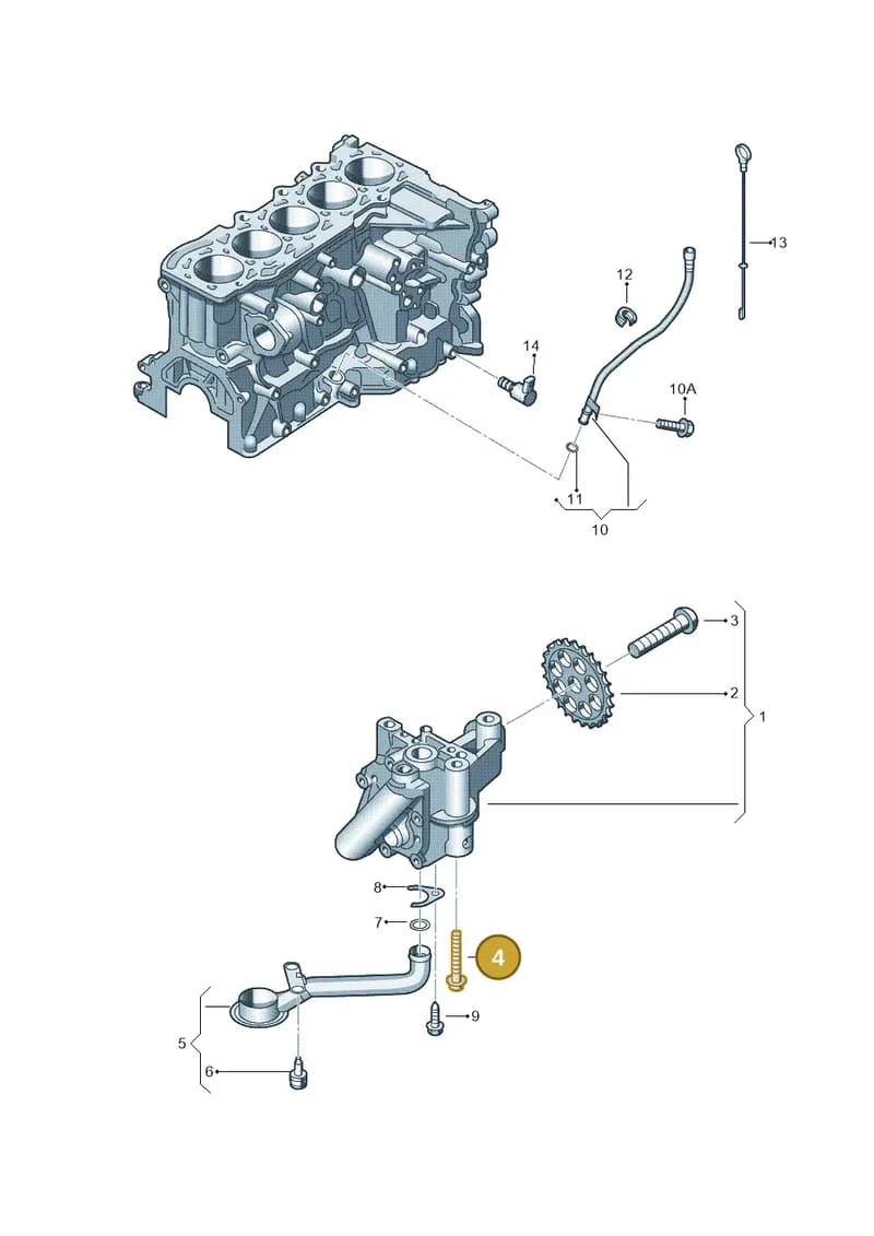 N10761801 — Audi RS3 Sportback (2011-2012) diagram 720115100, position 4