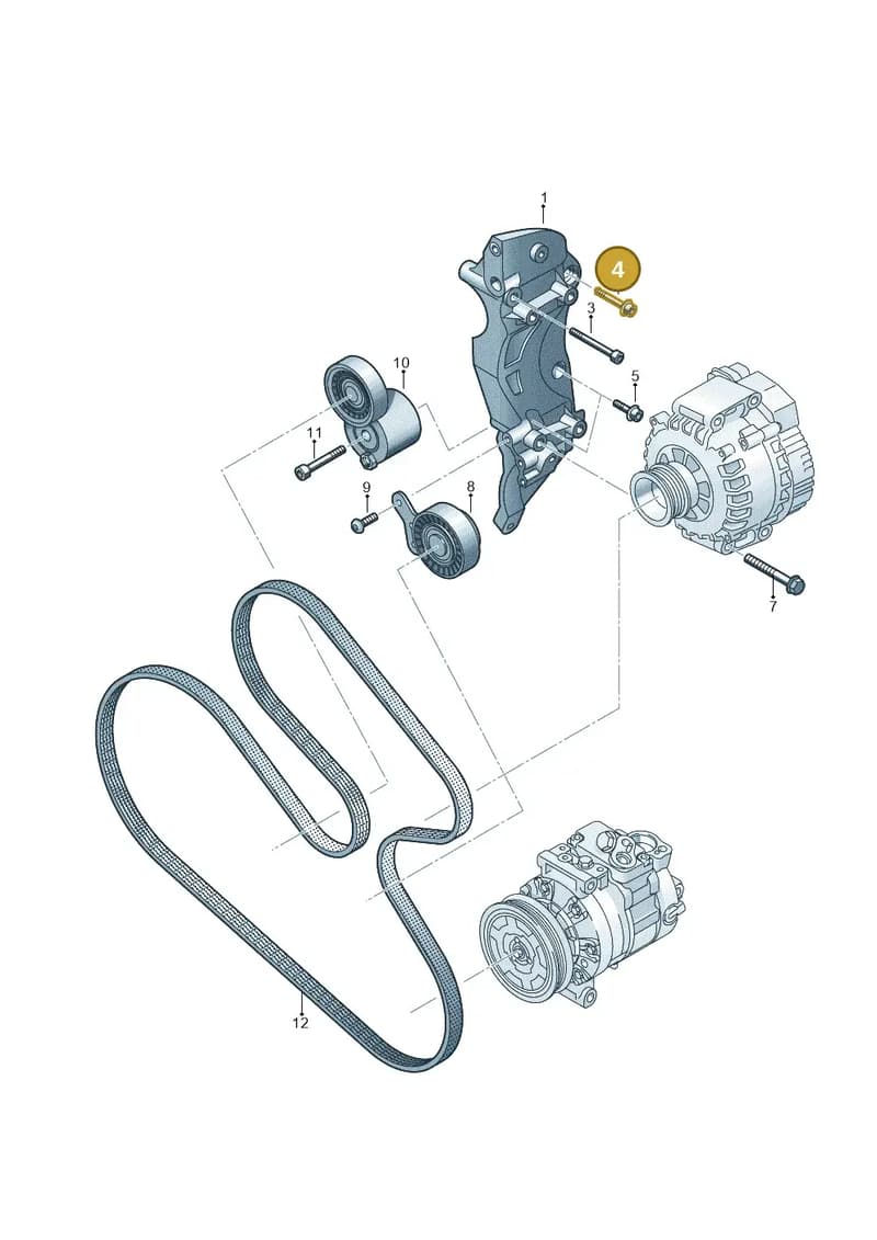 N10761801 — SEAT CUPRA Formentor (2020-) diagram 898903200, position 4