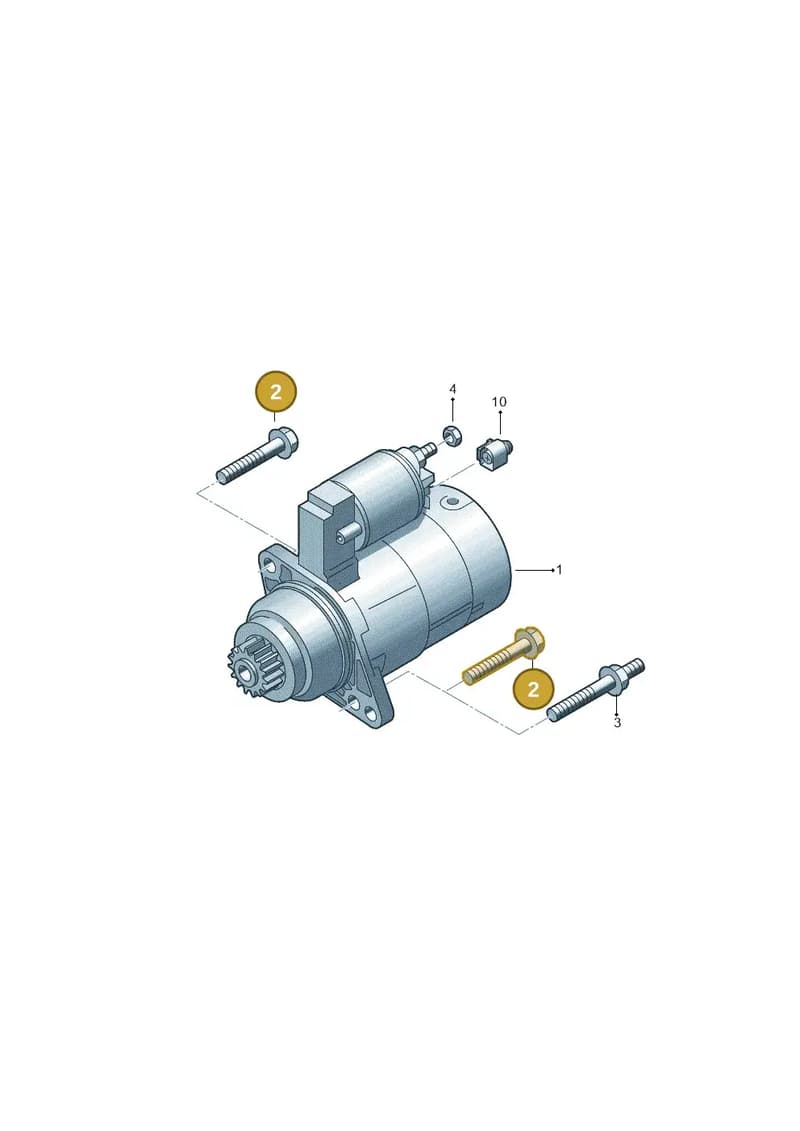 N10764401 — Volkswagen Caddy (2015-2020) diagram 5h0911000, position 2