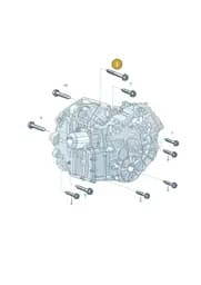 N10764401 Volkswagen Hexagon Collared Bolt