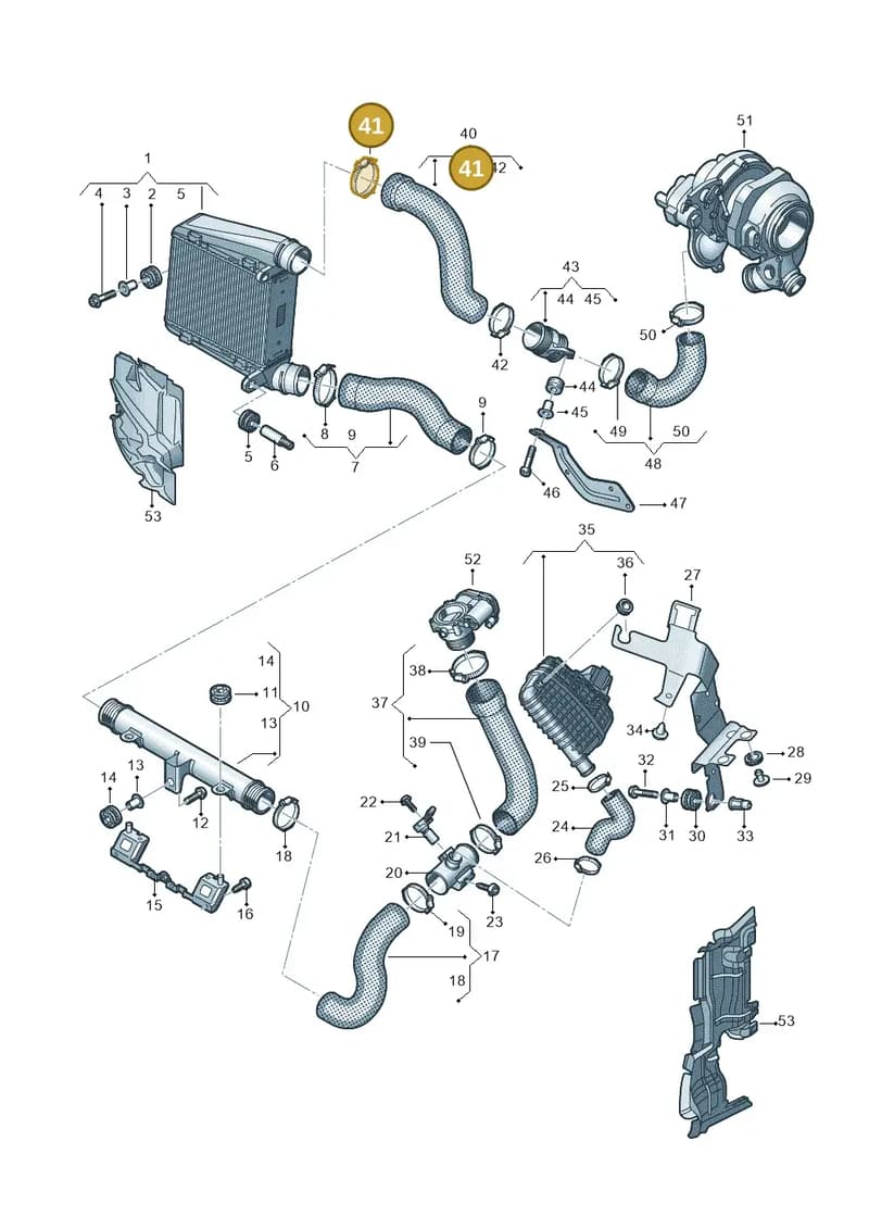 N10767201 — Audi A8 (2017-2025) diagram 838145580, position 41