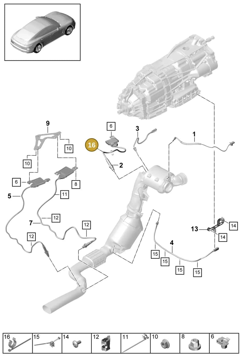 N10772301 — Porsche Panamera (2016-2020) diagram p49202085, position 16