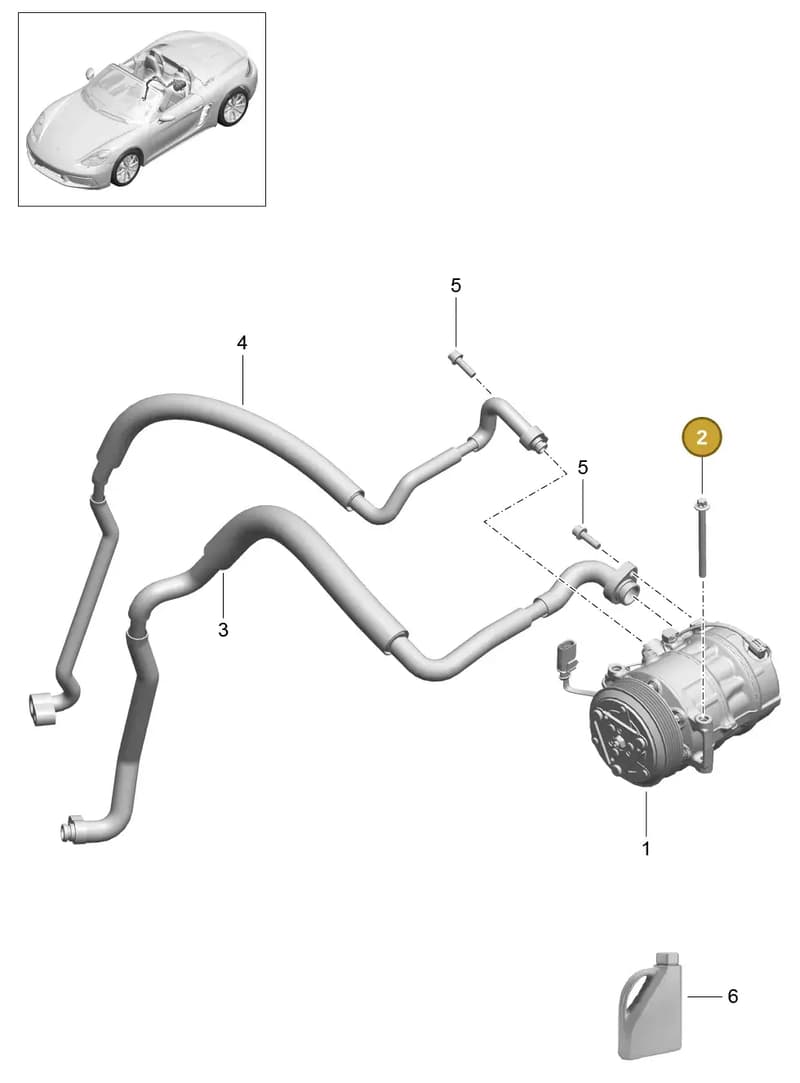 N10782201 — Porsche Boxster (2016-2019) diagram p48813040, position 2