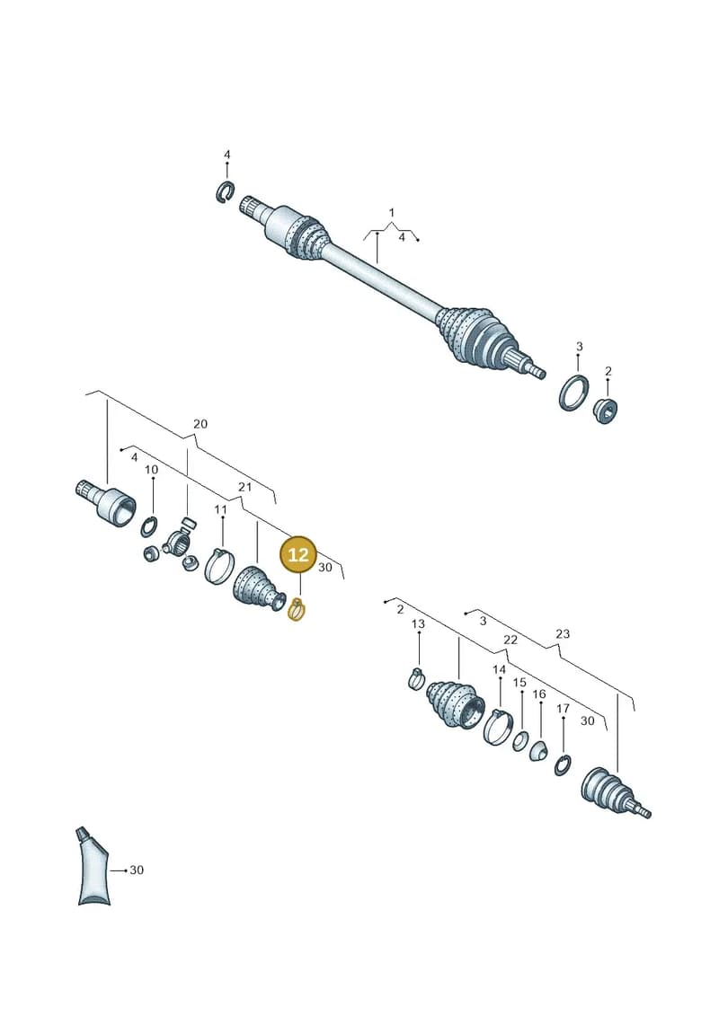 N10784501 — Skoda Fabia (2014-2022) diagram 657407620, position 12