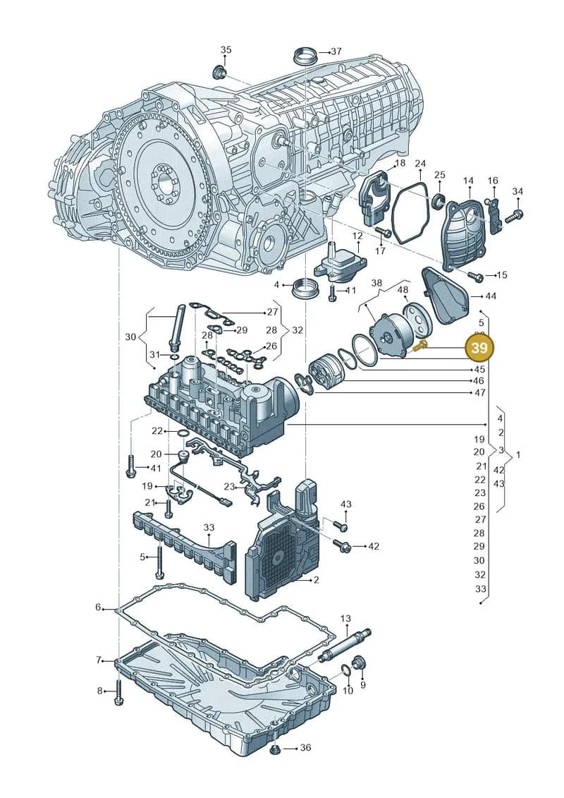 N10788001 — Audi A6 1.8 (2015-2019) diagram 717325810, position 39