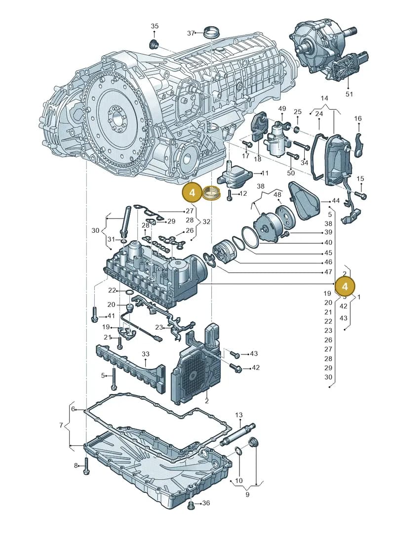 N10801101 — Audi A6 (2018-2025) diagram 849325870, position 4