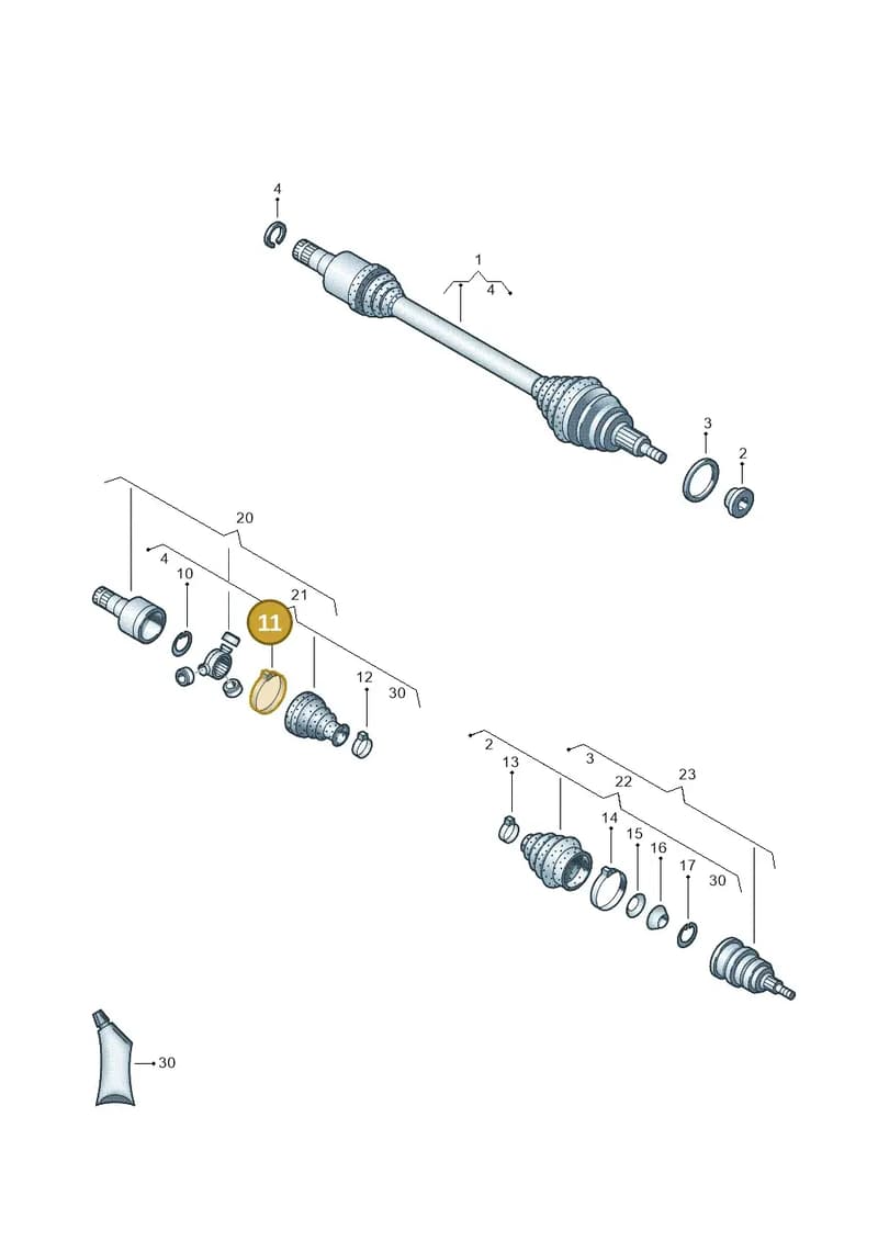 N10807501 — Skoda Fabia (2014-2022) diagram 657407620, position 11