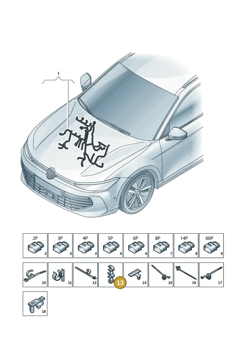 N10825401 — Skoda Superb Combi (2023-2024) diagram 3j0971250, position 13