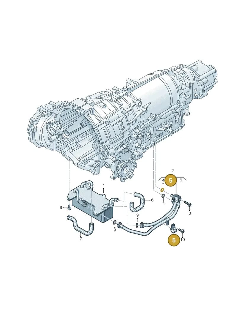 N10826501 — Audi A6 (2018-2025) diagram 849317550, position 5