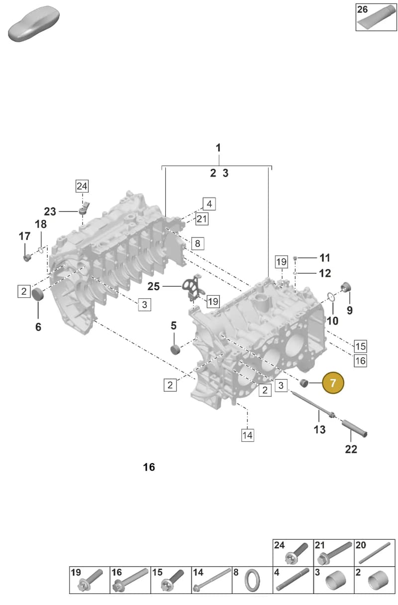 N10827301 — Porsche 911 (2020-2022) diagram p53000002, position 7