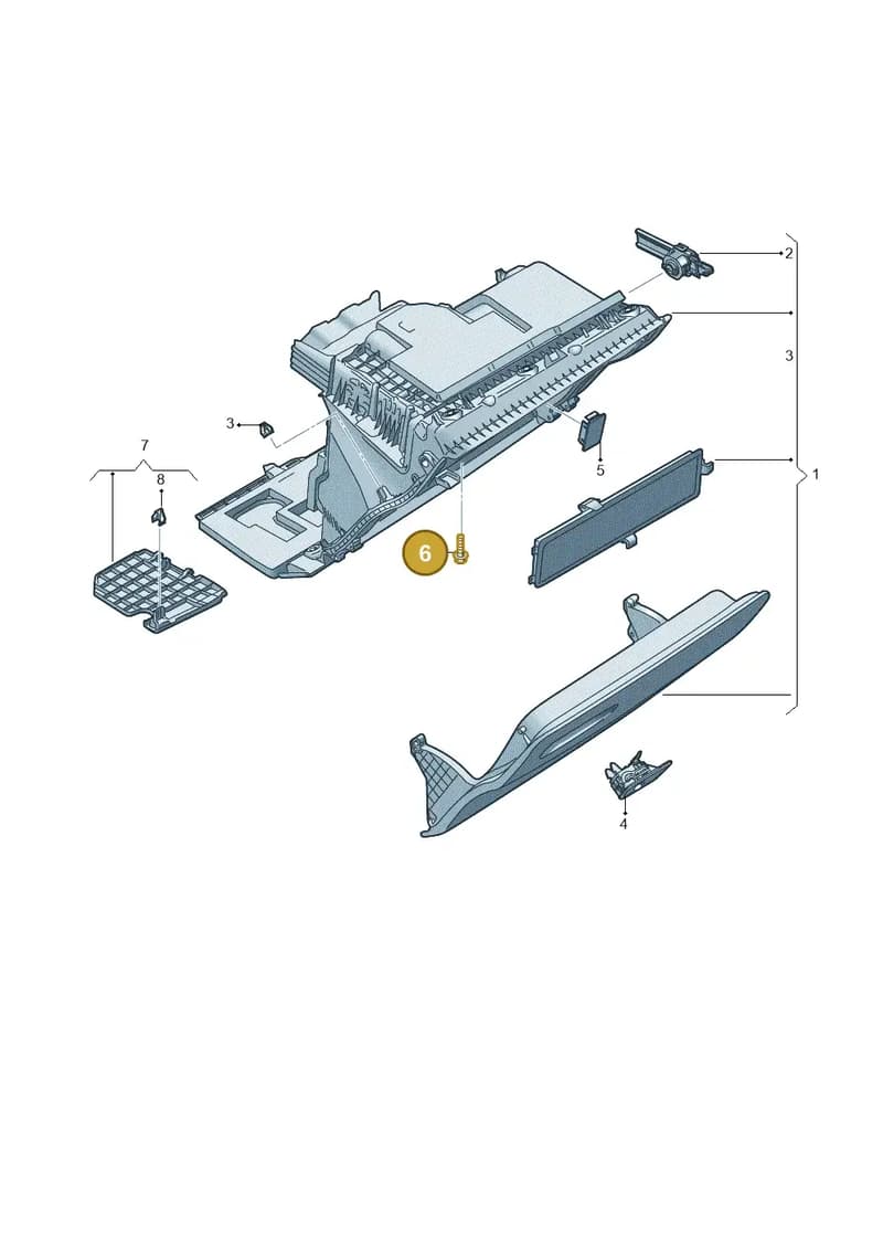 N10831601 — Audi Q2 (2016-2025) diagram 803857200, position 6