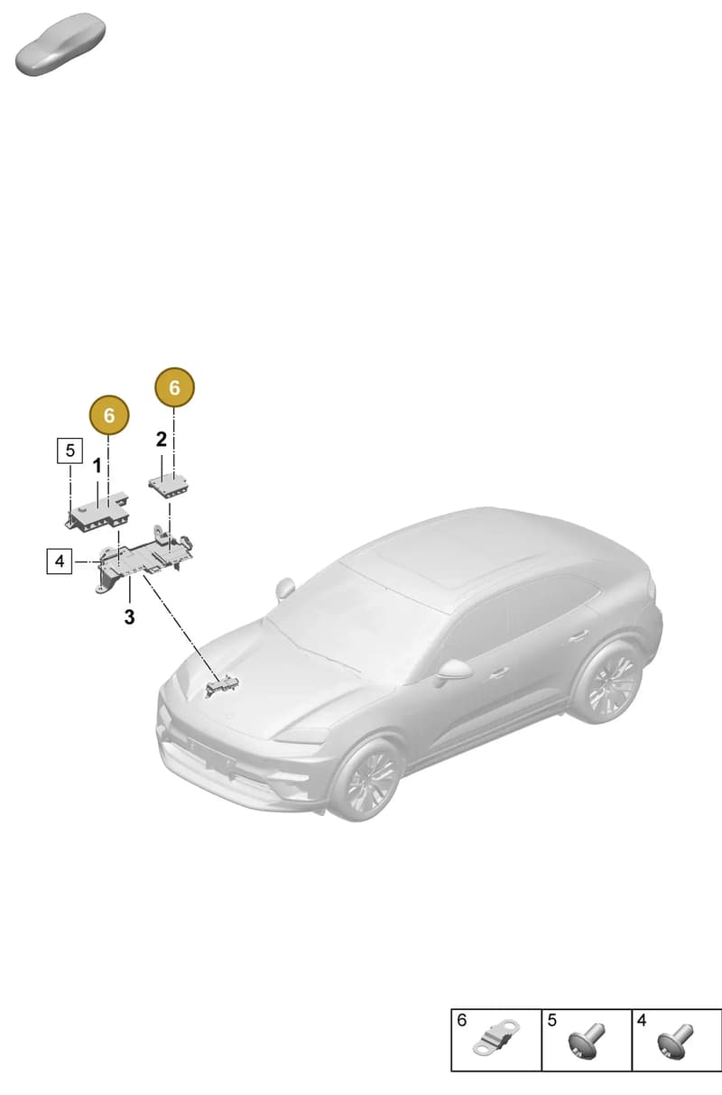 N10839403 — Porsche Macan (2024-2024) diagram p61902000, position 6