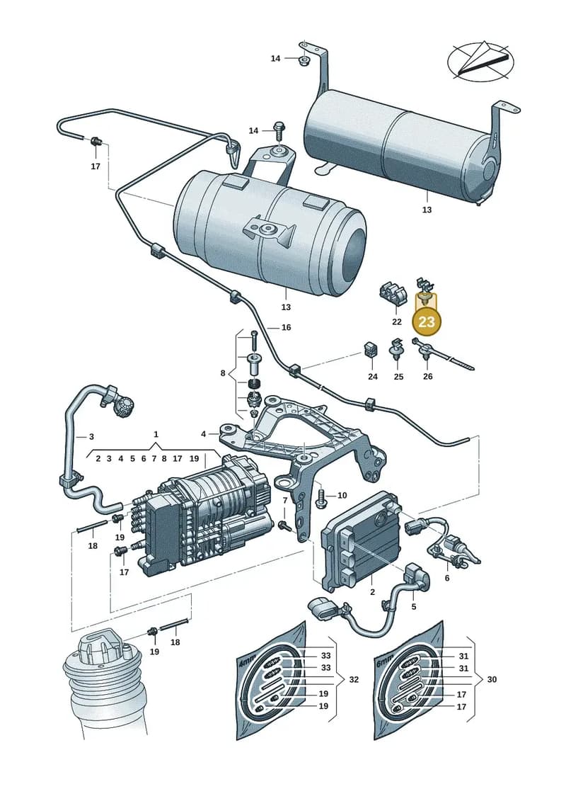 N10899301 — Audi Q6 e-tron (2023-2025) diagram f5s616300, position 23