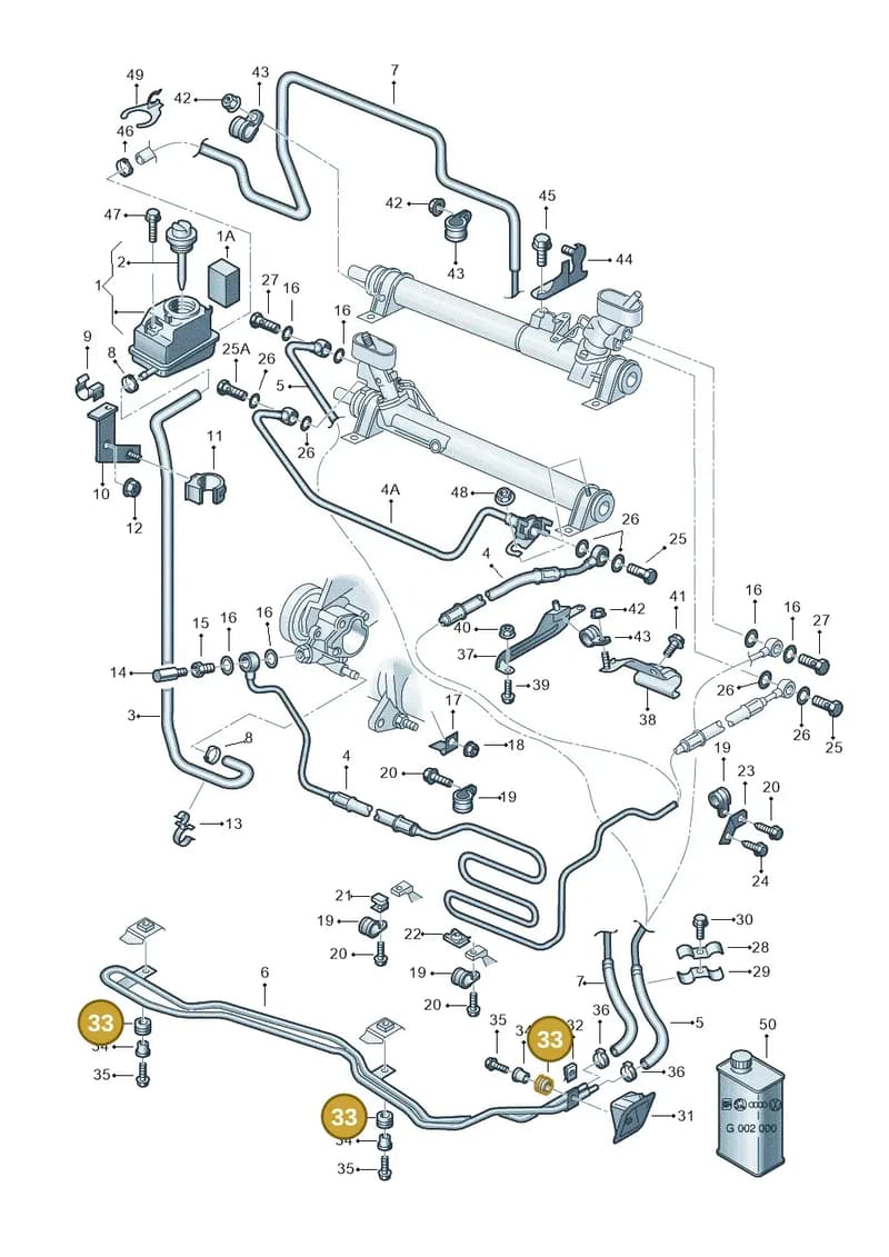 N90037701 — Audi TT Coupe/Roadster (2002-2006) diagram 229422500, position 33