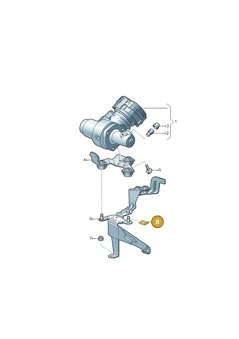 N90095605 — Audi Q8 (2018-2025) diagram 859614050, position 8