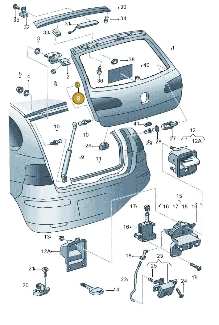 N90179103 — SEAT IBIZA                  06> (2005-) diagram 254827000, position 8