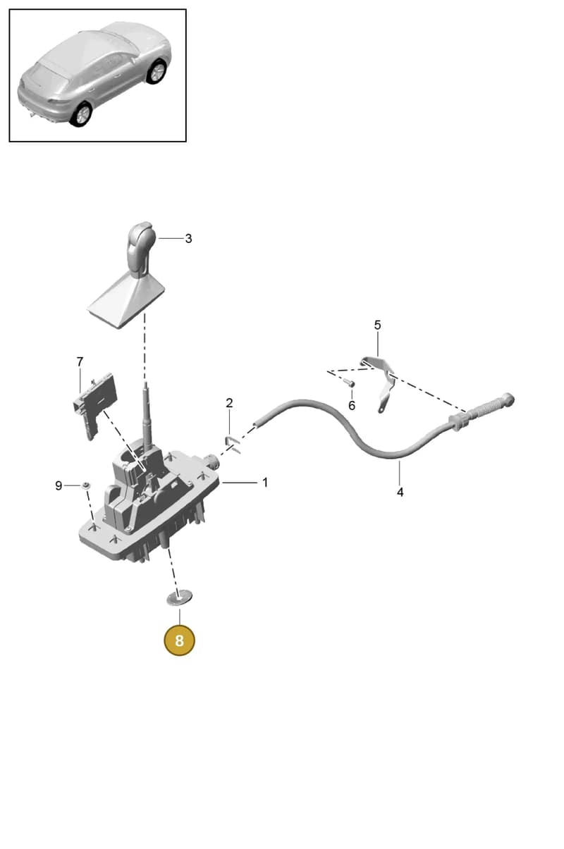 N90220402 — Porsche Macan (2018-2022) diagram p44701000, position 8