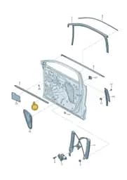 N90263103 Volkswagen Rivetted Cap Nut