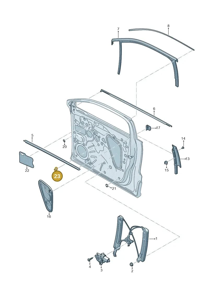 N90263103 — Skoda Karoq (2017-2023) diagram 834837060, position 23