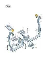 N90367503 Volkswagen Self-Locking Collar Nut