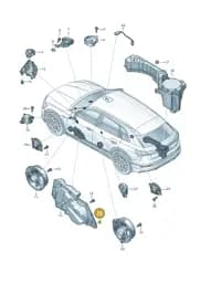 N90434905 Volkswagen Hexagon Nut with Washer