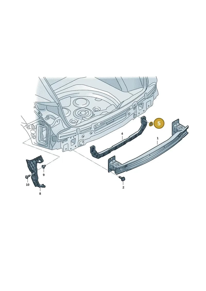 N90436903 — Audi RS Q3 Sportback (2019-2024) diagram f3z807500, position 5