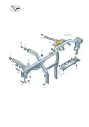 N90457003 Volkswagen Hexagon Head Bolt (Combi)