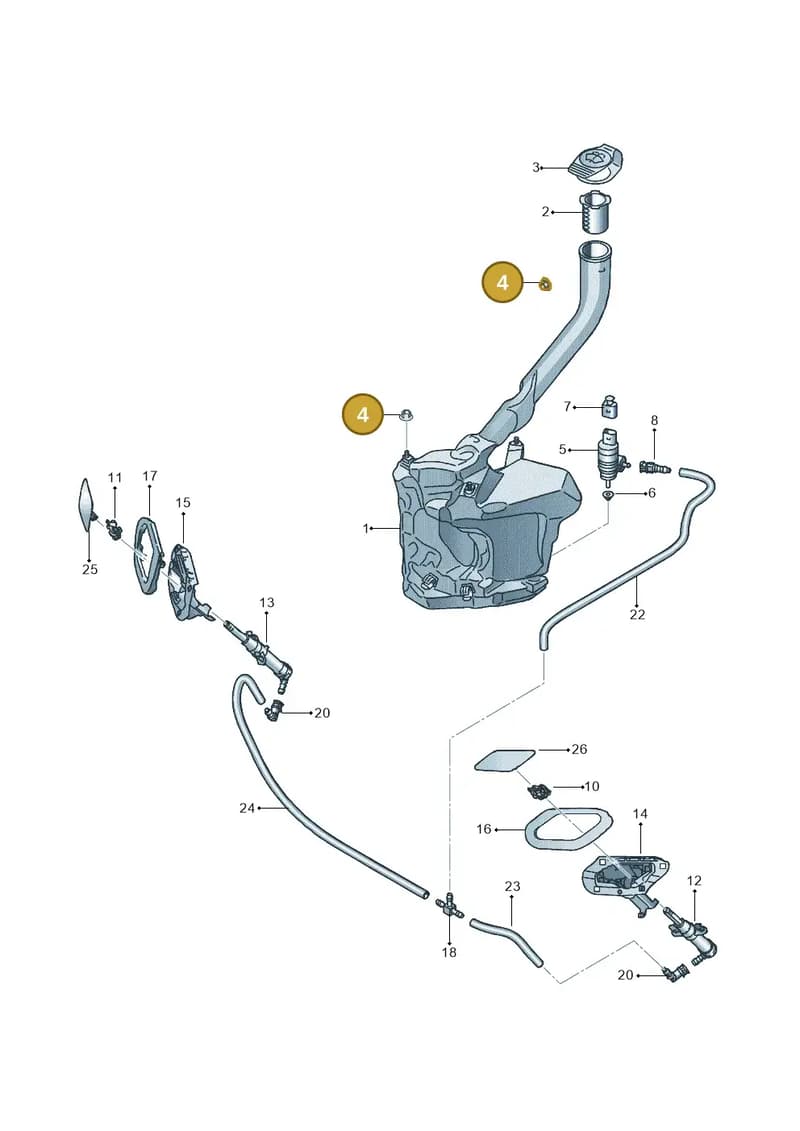 N90460002 — SEAT Ibiza (2012-) diagram 639955300, position 4