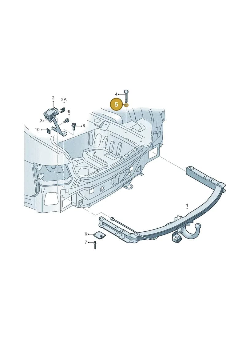 N90476902 — Audi A6 2.7 TDI (2008-2011) diagram 448804500, position 5