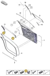 N90541701 Volkswagen Clip