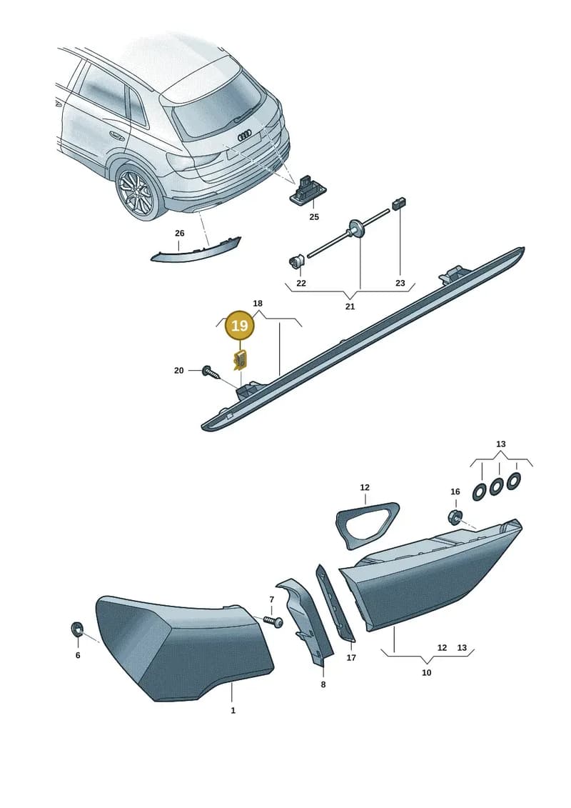 N90559101 — Audi RS Q3 Sportback (2019-2024) diagram f3z945000, position 19