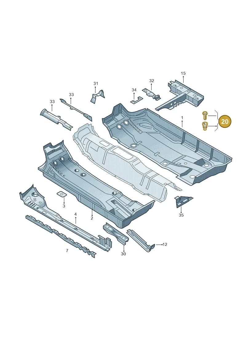 N90584204 — SEAT Ibiza (2015-) diagram 210803100, position 20