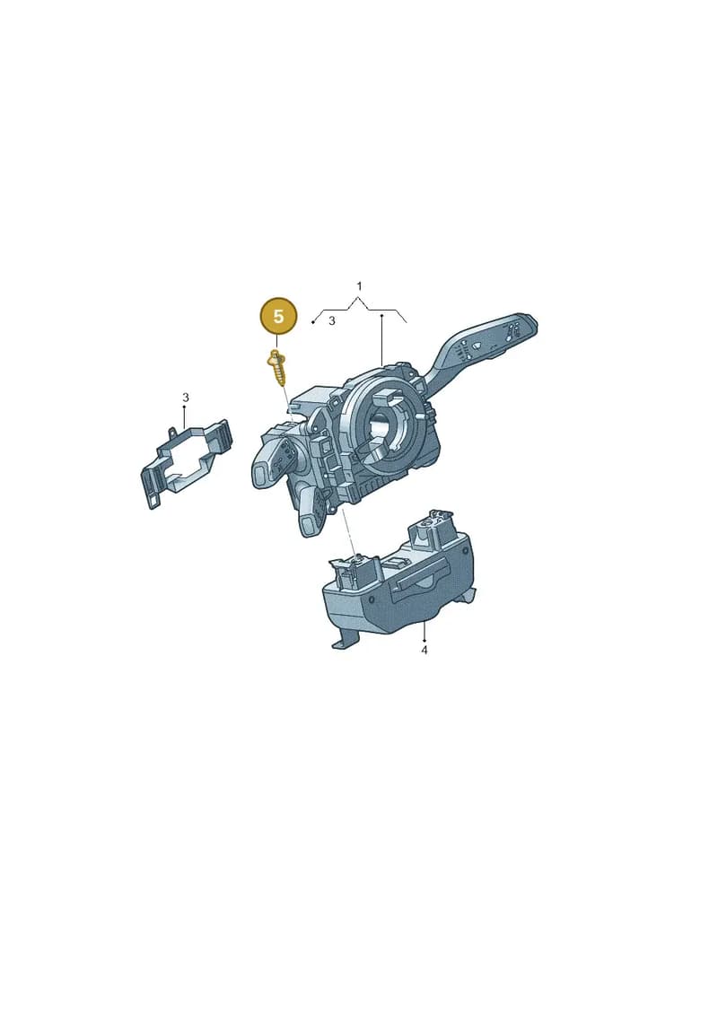 N90584505 — Audi A3 Sportback (2019-2025) diagram 596953500, position 5