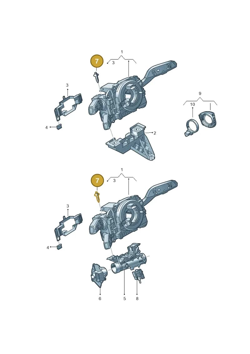 N90584505 — Audi RS3 Limousine (2017-2020) diagram 597953500, position 7