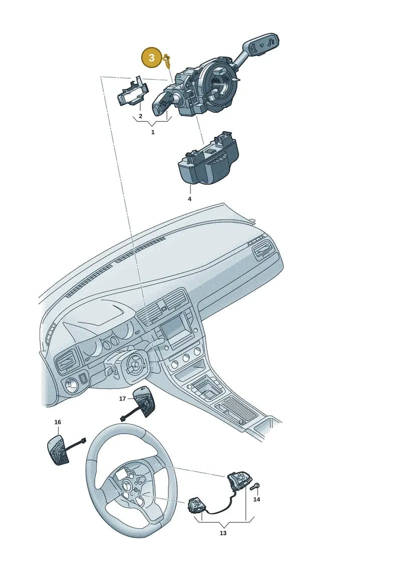 N90584505 — Skoda Enyaq (2020-2021) diagram 5h0953500, position 3