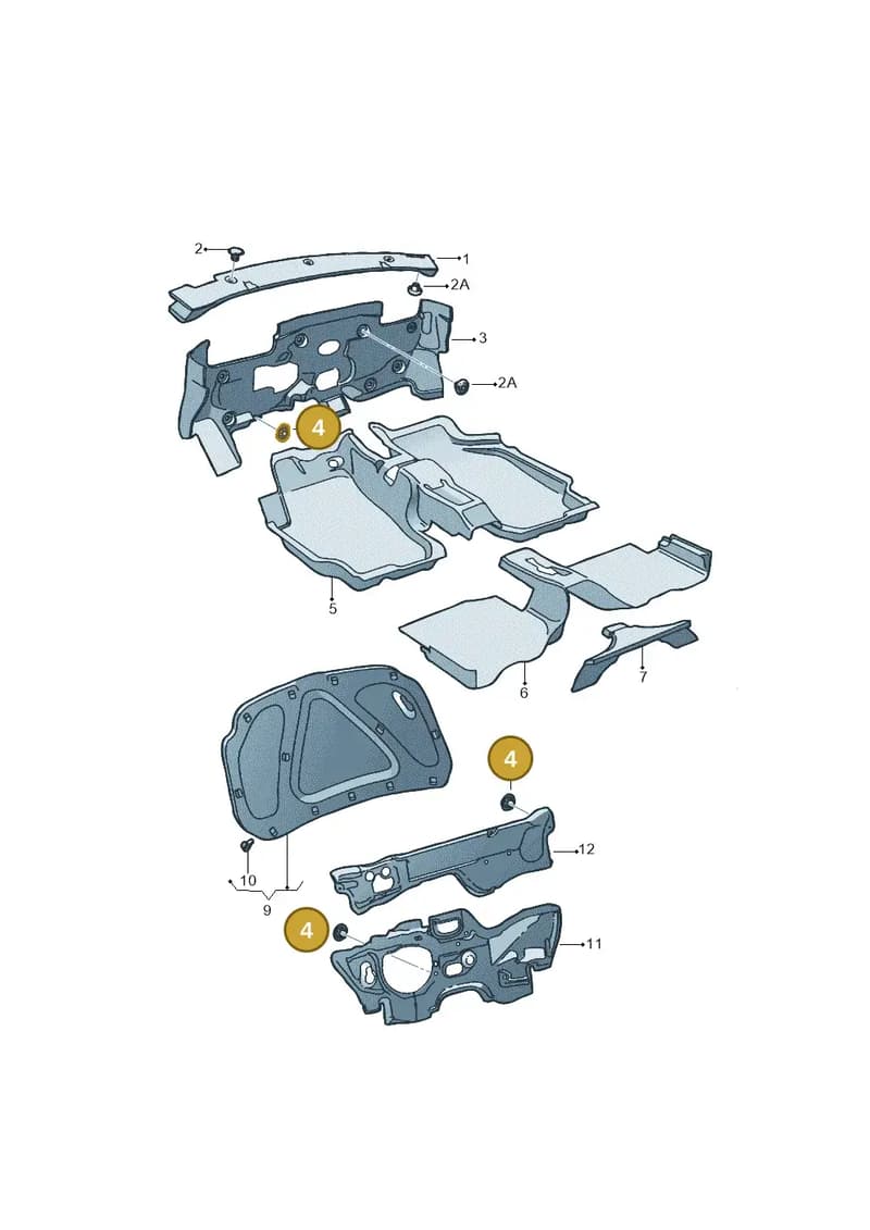 N90618701 — SEAT Ibiza (2015-) diagram 254863200, position 4
