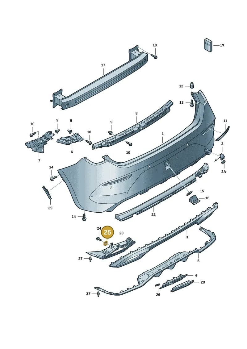 N90627103 — SEAT Leon (2019-) diagram 5fn807070, position 25