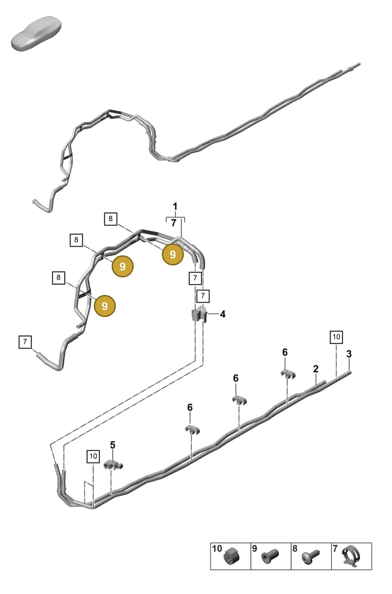 N90631303 — Porsche Panamera (2020-2023) diagram p58815250, position 9