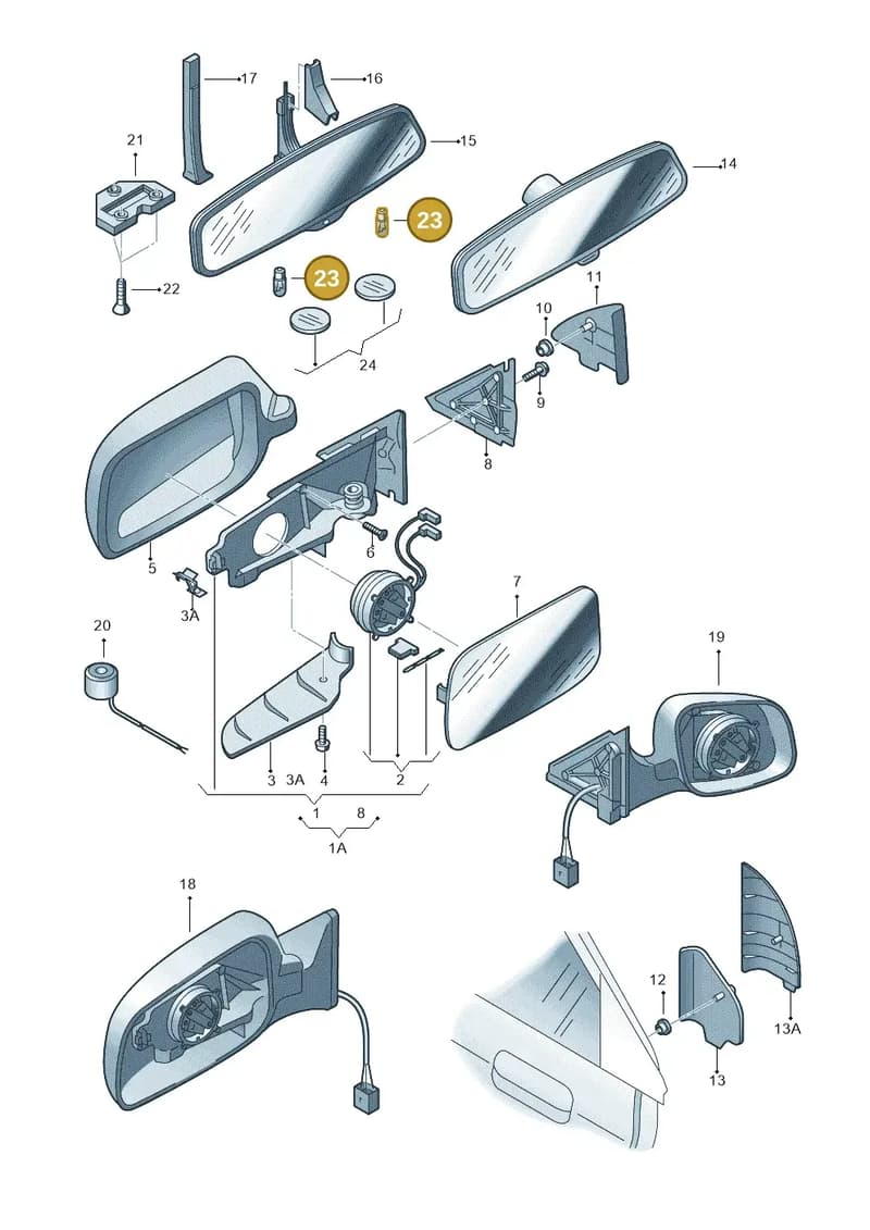 N90653801 — Audi A8 quattro (1999-2002) diagram 260857400, position 23