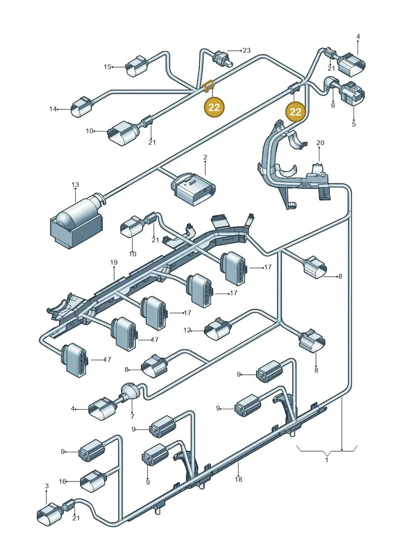 N90682701 — Volkswagen New beetle (2011-2016) diagram 715971050, position 22