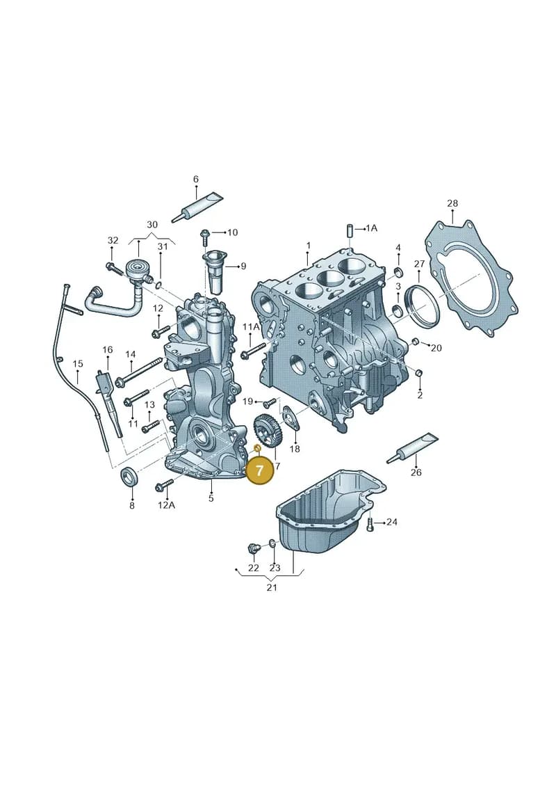 N90690401 — Skoda Rapid (2012-2022) diagram 253103050, position 7