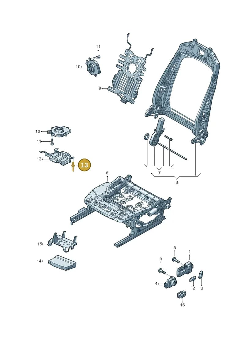 N90700601 — Audi Q5 (2016-2025) diagram 896959200, position 13