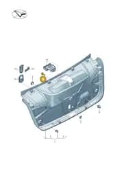 N90707203 Volkswagen Round Head Screw
