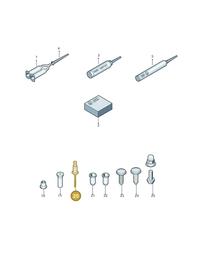 N90716403 — Audi A6 2.7 TDI (2008-2011) diagram 291800800, position 20